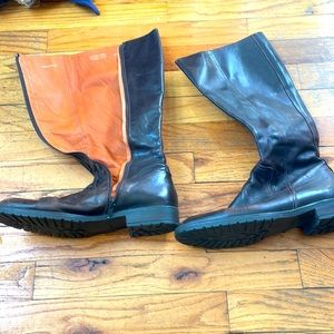 Beautiful! Dark brown Italian-made Jcrew boots 8.5